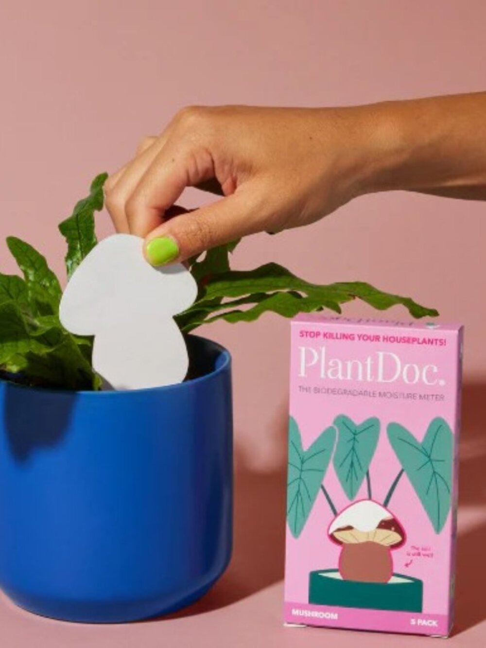 3pc PlantDoc Biodegradable Color-Changing Moisture Meter